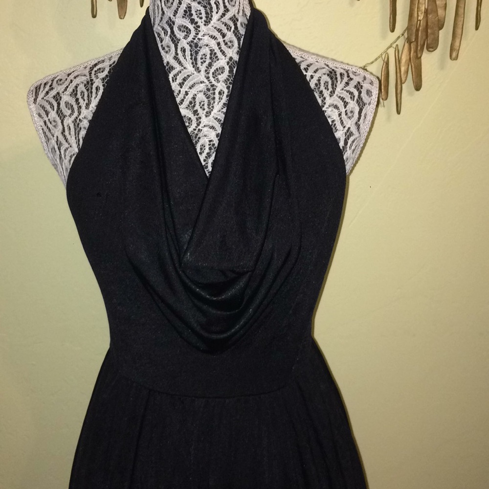 Silence and Noise black backless romper NWT